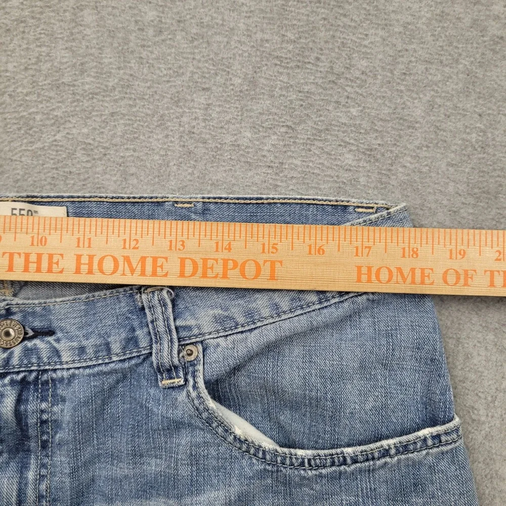 Levi's 559‎ Relaxed Straight Jeans Mens 38x32 Blue Denim 100% Cotton